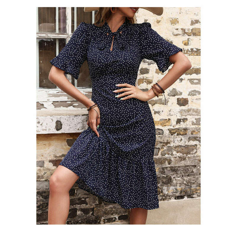 blue-polka-dot-v-neck-midi-dress-–-short-petal-sleeves-leisure-fitsmiling-maria---everything-for-women-34649869