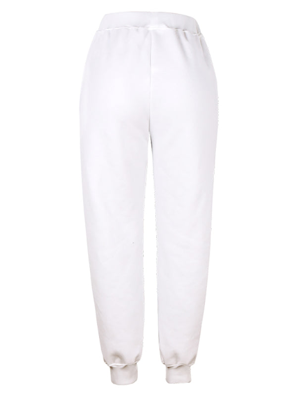 Women's Cotton-Blend Loose Pocket Lounge Pants – Relaxed Fit, All-Season Comfort