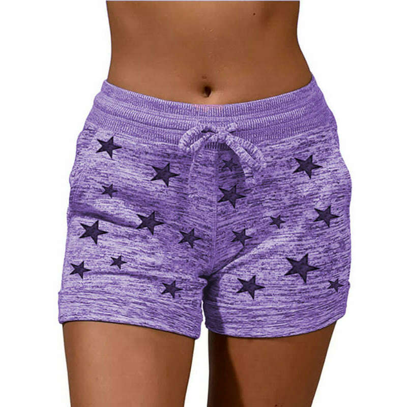 womens-star-pattern-lounge-shorts-–-mid-waist-cotton-blend-with-pocketssmiling-maria---everything-for-women-34638848