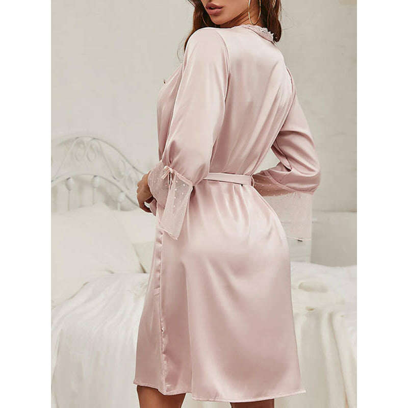 elegant-lace-trimmed-belted-loungewear-robe-–-34-sleeves-woven-fabricsmiling-maria---everything-for-women-34638979