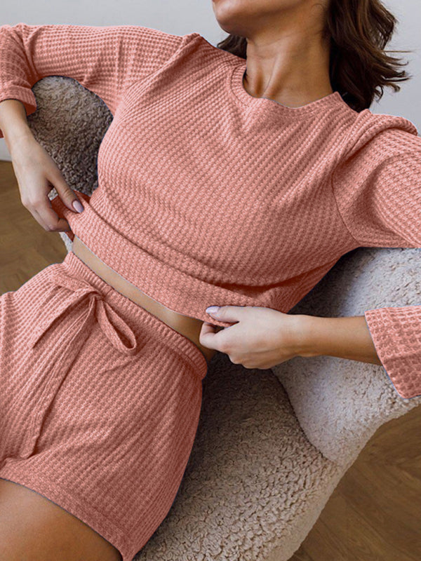 Women's Tie-Dye Long Sleeve Lounge Set – Soft Knit Cozy Fit, Spring-Summer