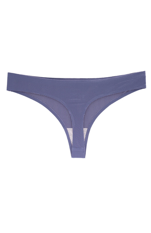 Women's Seamless Mesh Thongs – Breathable, Low-Waist, All-Season Comfort