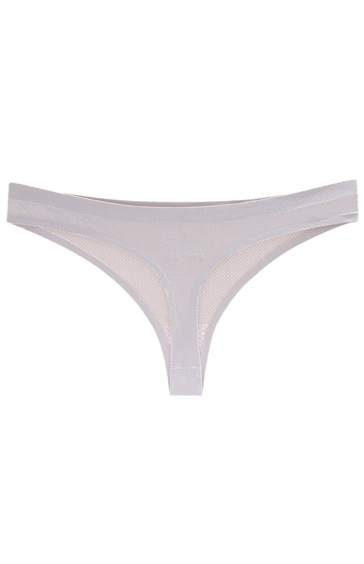 Women's Seamless Mesh Thongs – Breathable, Low-Waist, All-Season Comfort