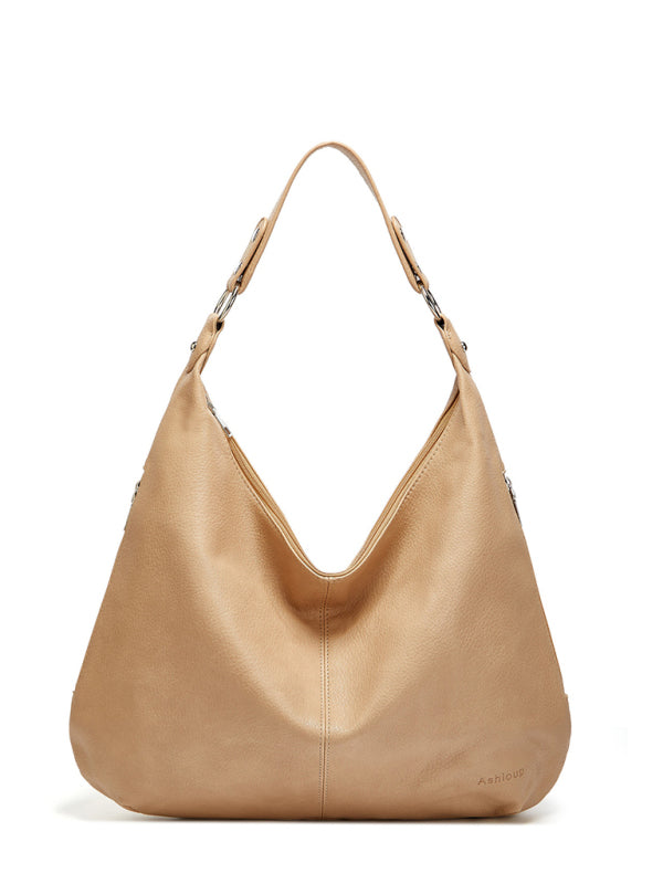 Retro PU Leather Messenger Tote Bag
