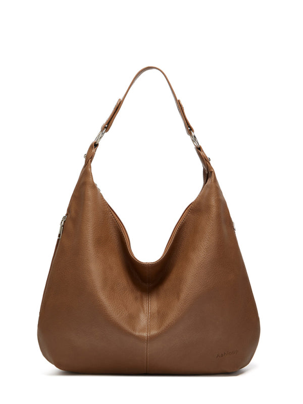 Retro PU Leather Messenger Tote Bag