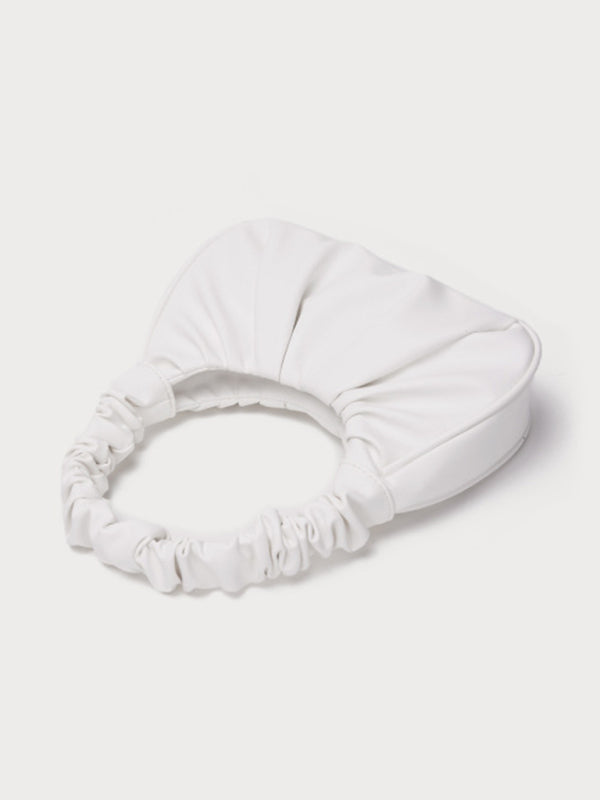Women's Cloud Pleated Baguette Shoulder Bag