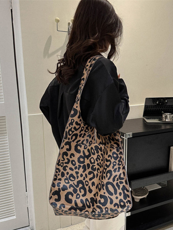 Soft Leather Large Tote Shoulder Bag