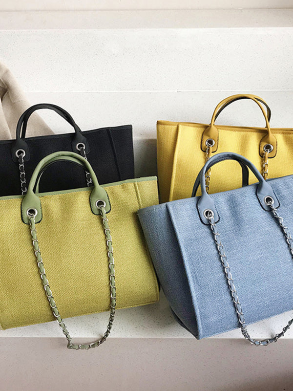 Women's Large Bucket Shoulder Tote Bag