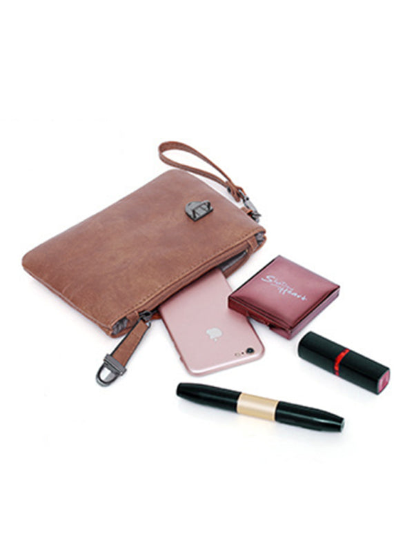 Women's Retro PU Handbag 4-Piece Set