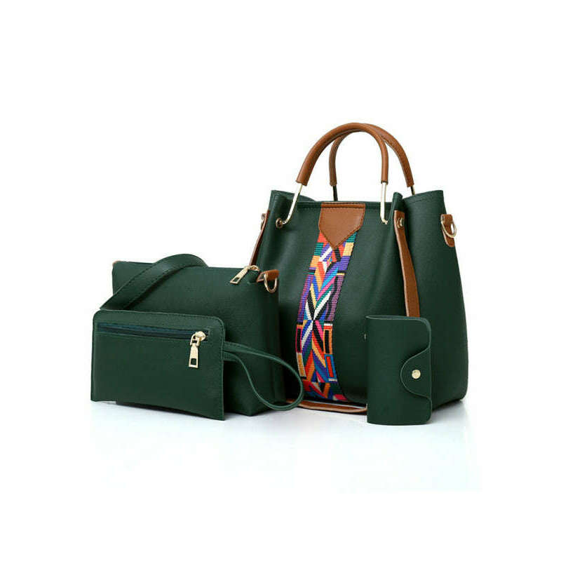 4-piece-pu-leather-shoulder-bucket-bag-setsmiling-maria---everything-for-women-34710119