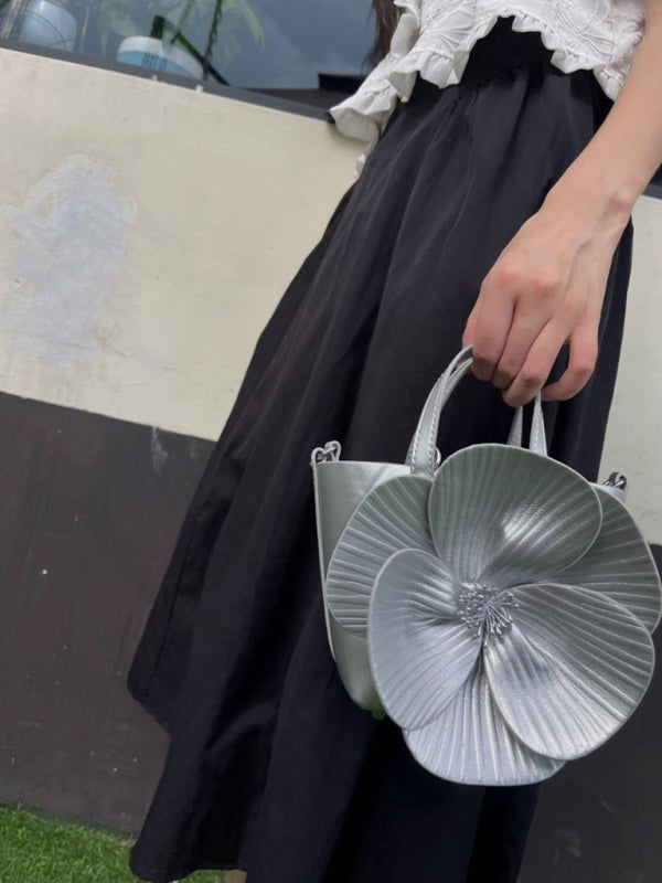 Floral Chain Crossbody Handbag
