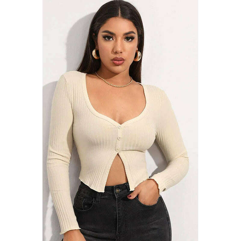 womens-buttoned-long-sleeve-crop-topsmiling-maria---everything-for-women-34692975