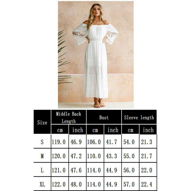 one-shoulder-lace-dress-with-flared-sleeves-–-cotton-blend-spring-resort-stylesmiling-maria---everything-for-women-34657807