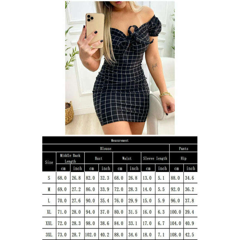 black-off-shoulder-grid-print-bodycon-dress-–-short-sleeve-knit-fitsmiling-maria---everything-for-women-34656576