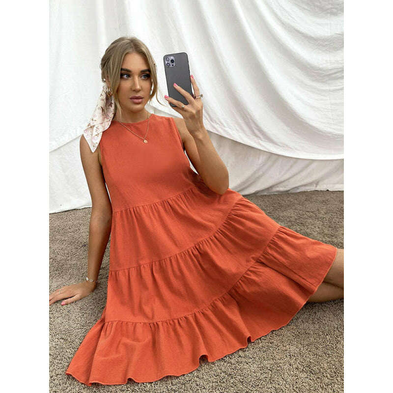 cotton-sleeveless-midi-dress-–-lotus-leaf-trim-round-neck-in-orangesmiling-maria---everything-for-women-34656947