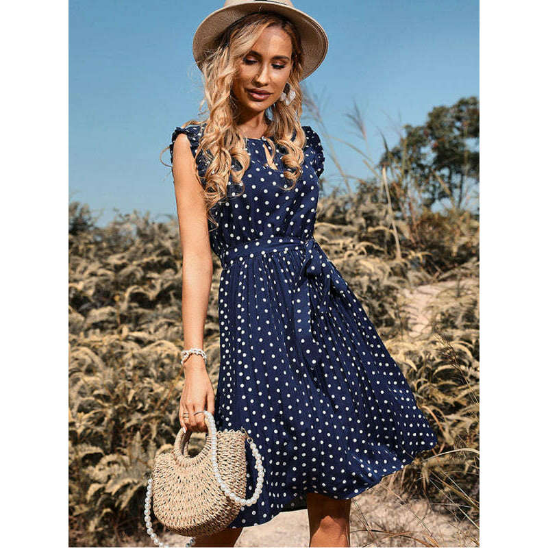 polka-dot-sleeveless-a-line-dress---lightweight-pleated-skirt-summer-casualsmiling-maria---everything-for-women-34647291