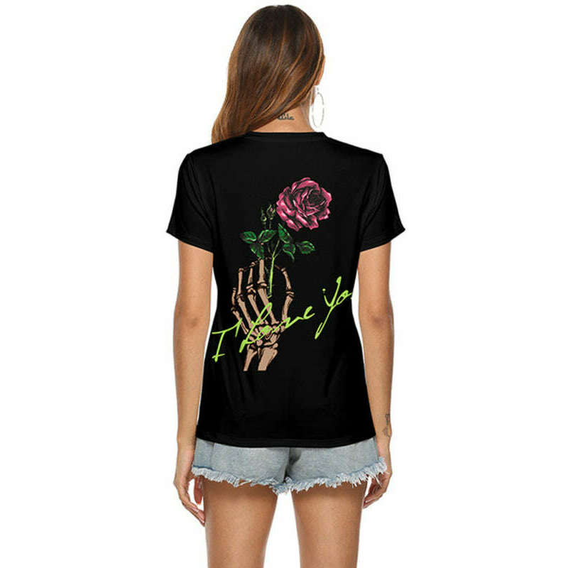 womens-halloween-skull-heart-v-neck-teesmiling-maria---everything-for-women-34692249