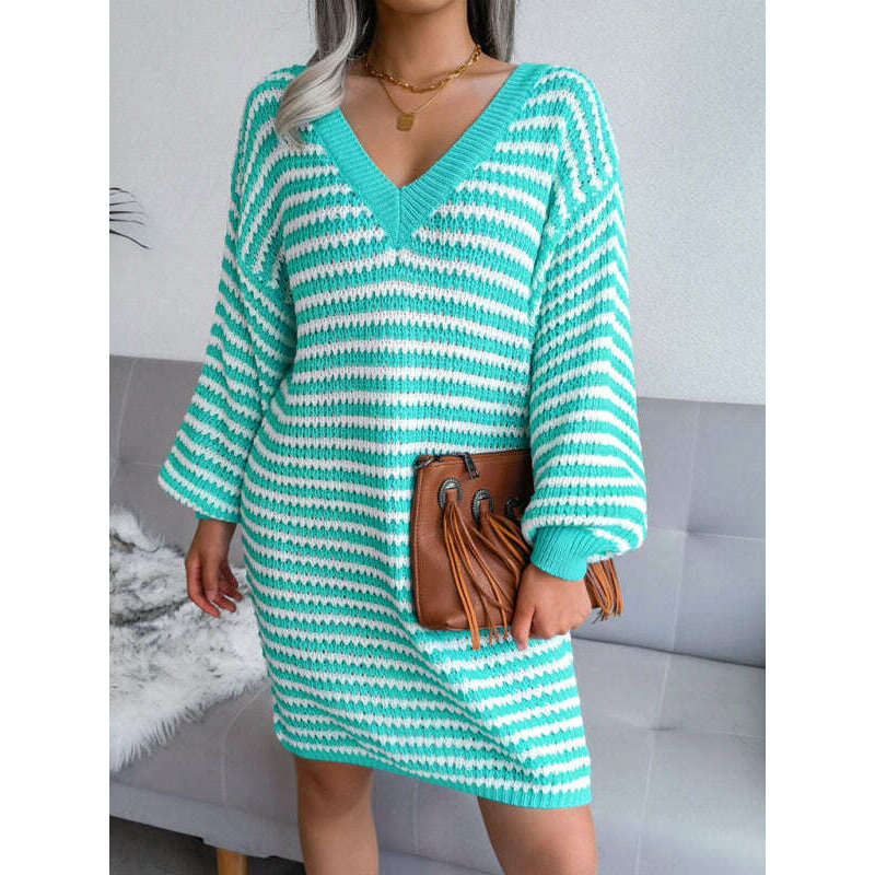 womens-striped-knit-sweater-dresssmiling-maria---everything-for-women-34683779