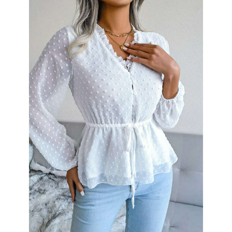 womens-ruffle-chiffon-blouse-with-lace-up-waistsmiling-maria---everything-for-women-34698872