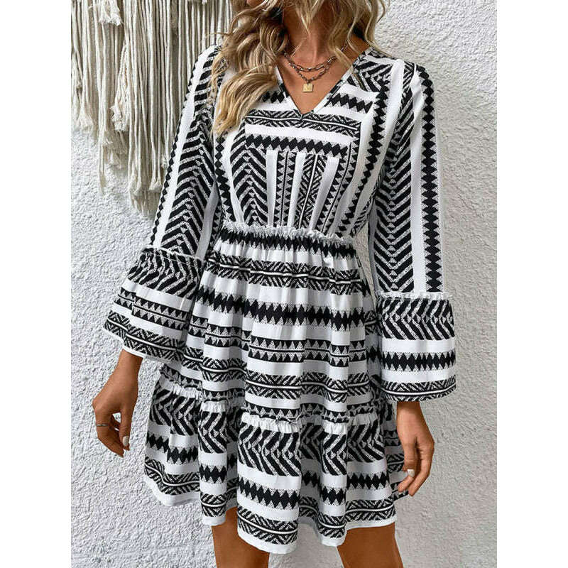 ruffled-polka-dot-long-sleeve-dress-with-v-neck-–-autumn-winter-casual-stylesmiling-maria---everything-for-women-34658300