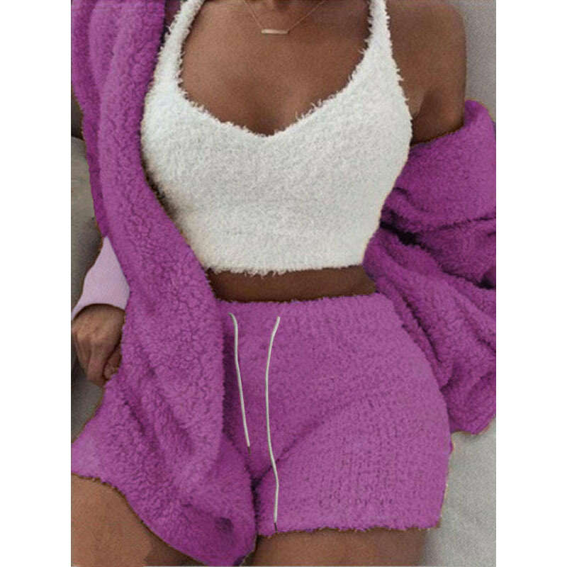 plush-cotton-3-piece-lounge-pajama-set-–-long-sleeve-cropped-vest-shortssmiling-maria---everything-for-women-34638605