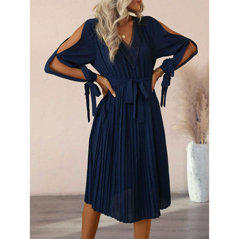 v-neck-hollow-out-midi-dress-with-lantern-sleeves-–-purplish-blue-navysmiling-maria---everything-for-women-34655648