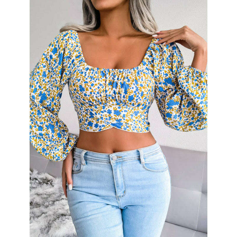 floral-chiffon-crop-top-with-bow-lantern-sleevessmiling-maria---everything-for-women-34702050