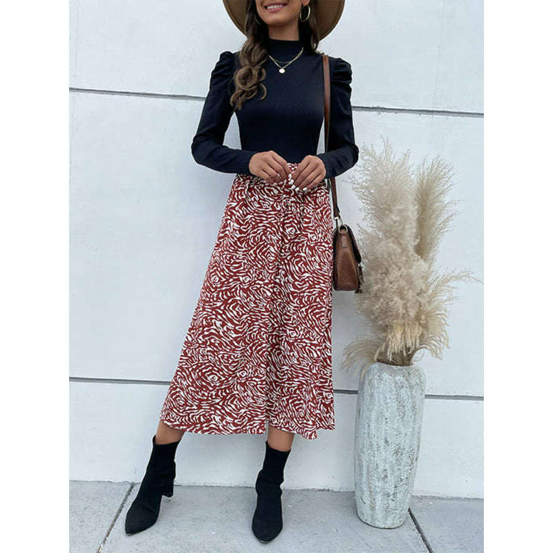 zebra-print-puff-sleeve-midi-dress-–-bohemian-long-sleeve-high-collarsmiling-maria---everything-for-women-34655918