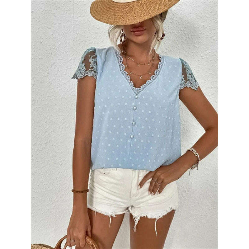 v-neck-chiffon-lace-blouse-–-summer-casual-topsmiling-maria---everything-for-women-34700359