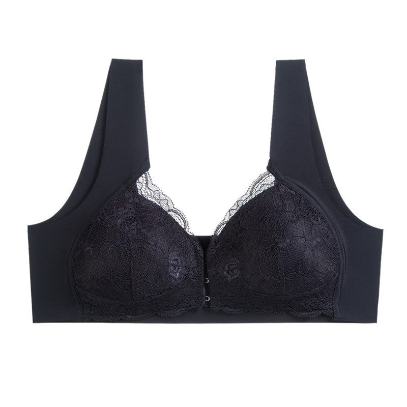 Lace Steel Ring Tube Top – Sexy Slim Fit Bralette with Light Support