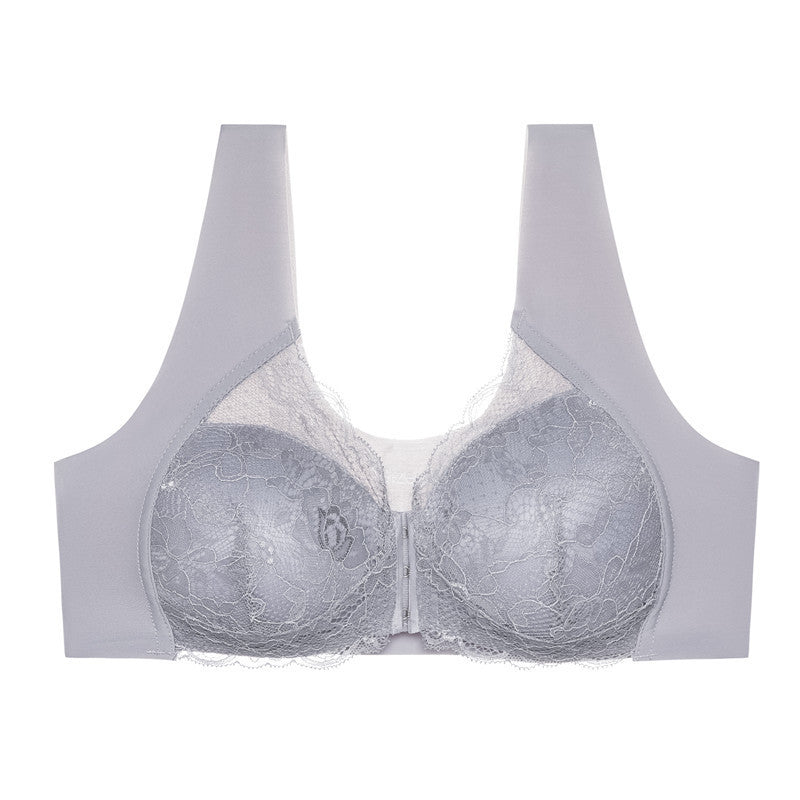 Lace Steel Ring Tube Top – Sexy Slim Fit Bralette with Light Support
