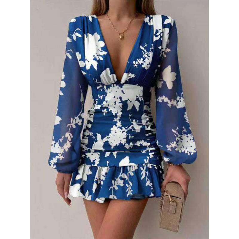 v-neck-lantern-sleeve-dress-–-retro-high-waistsmiling-maria---everything-for-women-34676570