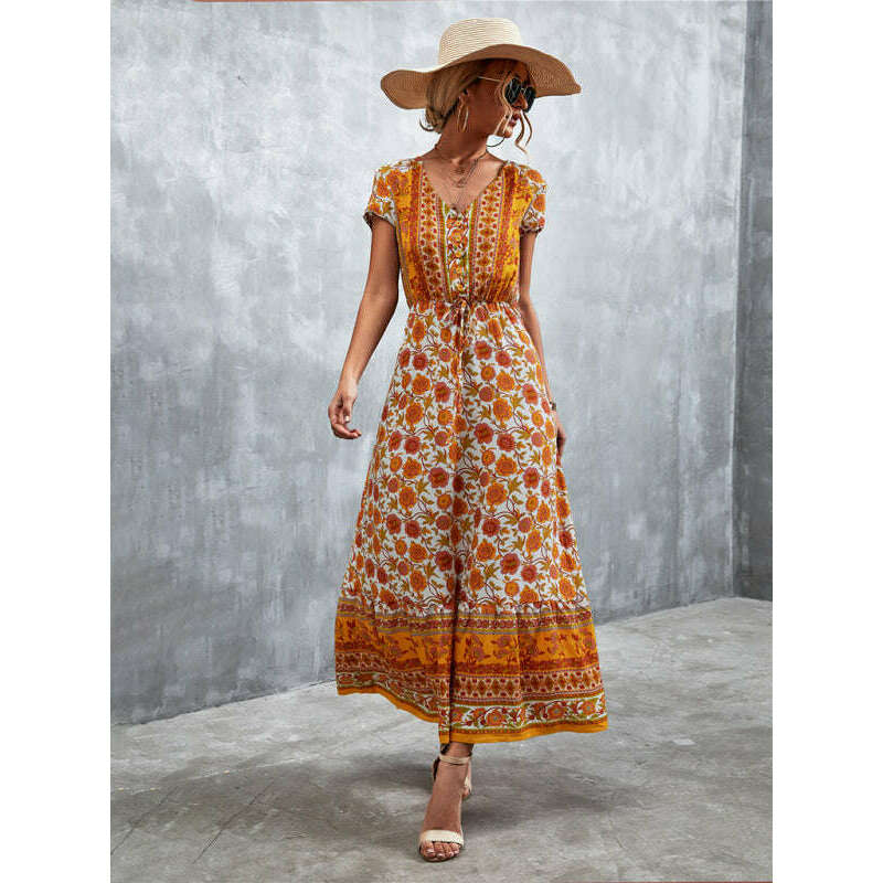 bohemian-v-neck-maxi-dress-–-woven-high-waist-short-sleeve-fitsmiling-maria---everything-for-women-34659213