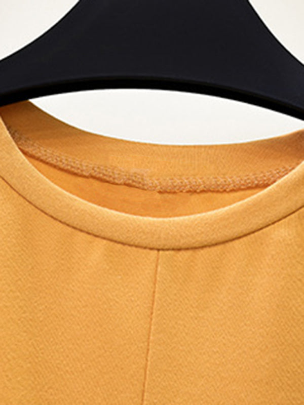 Knotted Cropped Short Sleeve T-Shirt