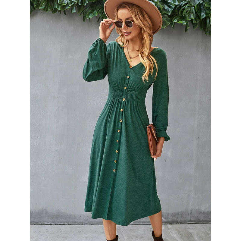 waist-slimming-v-neck-a-line-midi-dress-–-long-sleeve-knit-for-casual-dayssmiling-maria---everything-for-women-34655885