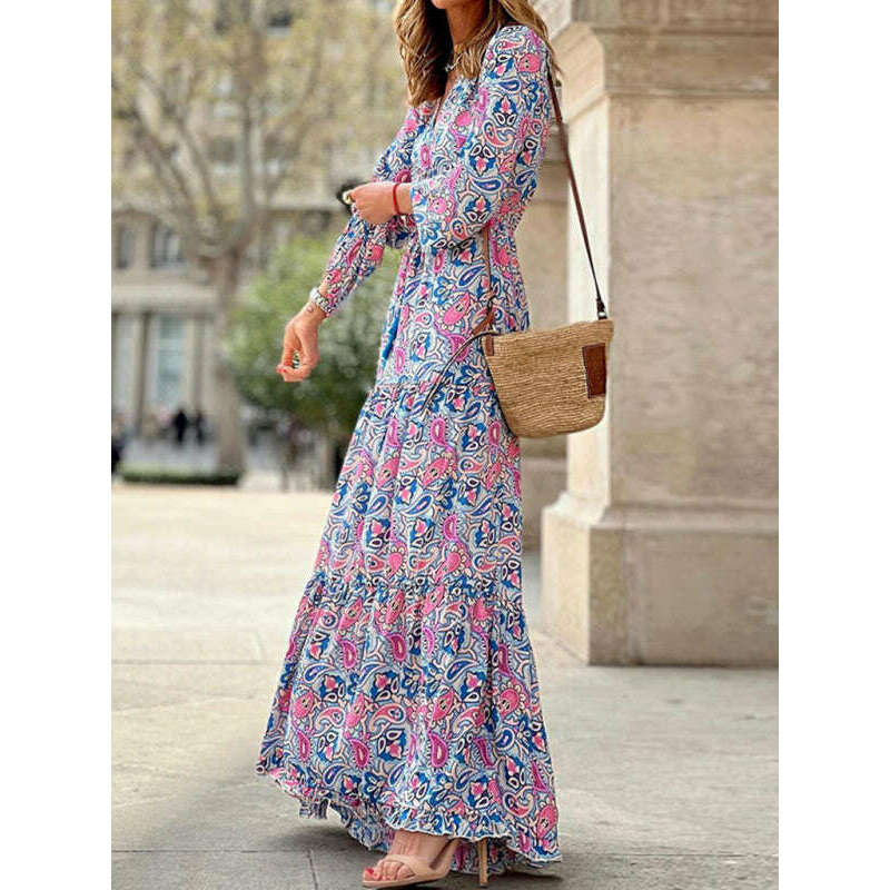 bohemian-v-neck-maxi-swing-dress-–-lightweight-print-for-spring-summersmiling-maria---everything-for-women-34665453