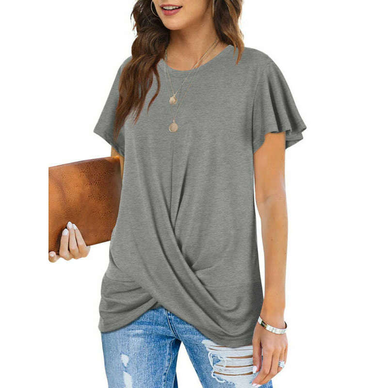 knot-hem-solid-color-short-sleeve-t-shirtsmiling-maria---everything-for-women-34693190
