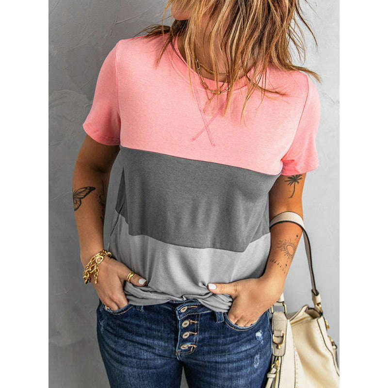 womens-colorblock-short-sleeve-t-shirtsmiling-maria---everything-for-women-34693811