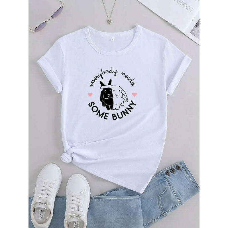 cute-bunny-print-cotton-t-shirt-–-casual-round-necksmiling-maria---everything-for-women-34695300