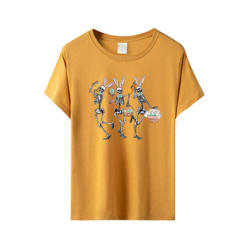 womens-easter-bunny-skull-graphic-teesmiling-maria---everything-for-women-34692839