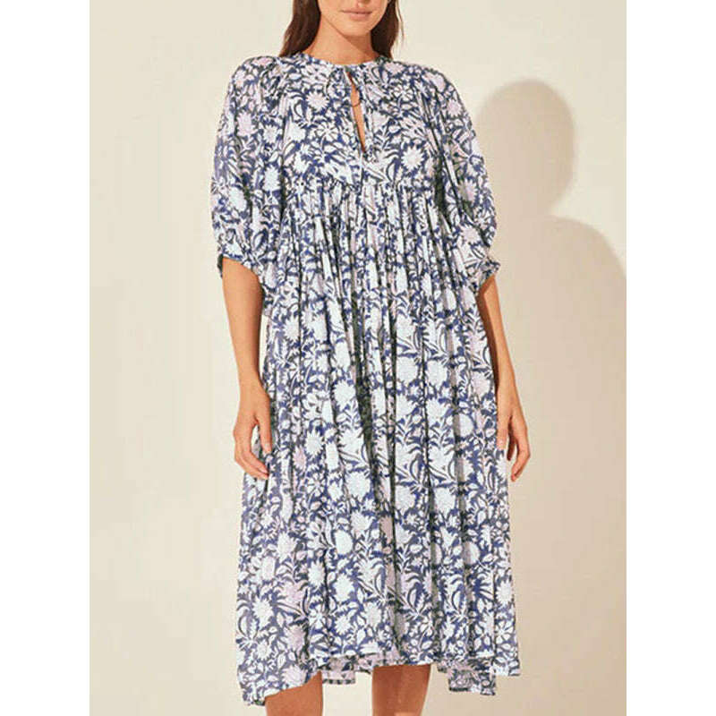 floral-boho-long-sleeve-dress-–-high-waist-v-neck-lantern-sleevessmiling-maria---everything-for-women-34659314