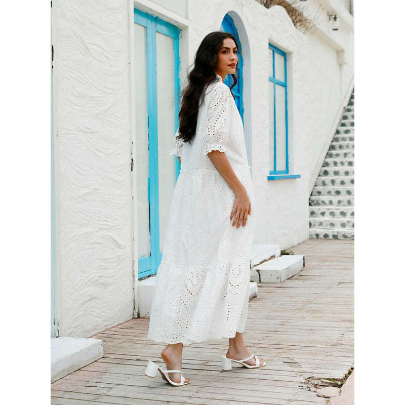 boho-v-neck-printed-midi-dress-–-short-sleeves-cotton-poly-blendsmiling-maria---everything-for-women-34655044