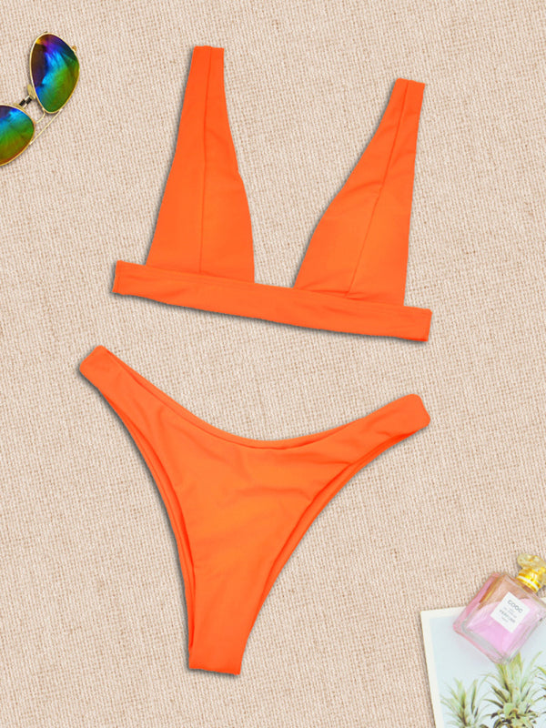 Push-Up Deep V Bikini Set – Sleek Fit & Flattering Support by Sailing Maria