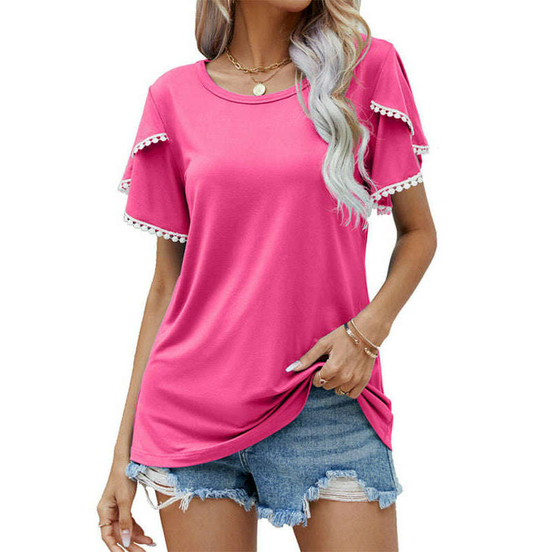 womens-tulip-sleeve-tassel-casual-t-shirtsmiling-maria---everything-for-women-34693443