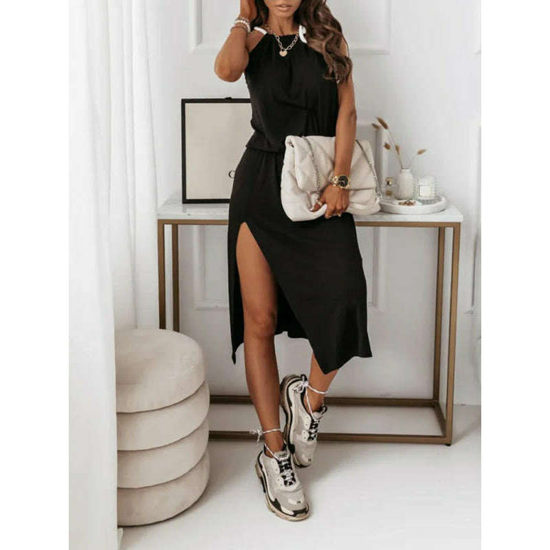 halter-neck-knit-midi-dress-–-casual-sleeveless-spring-summer-looksmiling-maria---everything-for-women-34655146