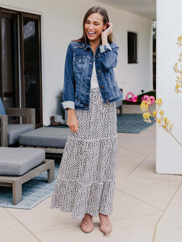 Polka Dot Resort Skirt – Smiling Maria