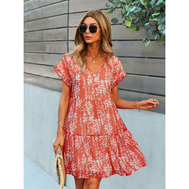 floral-v-neck-chiffon-dress-–-lightweight-a-line-with-dropped-sleevessmiling-maria---everything-for-women-34655437