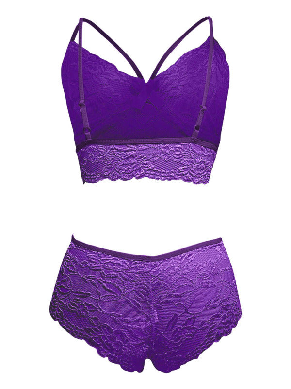 Lace Lingerie Set – Sexy European-Inspired Bra & Panty for Women