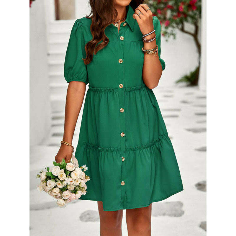 elegant-sleeveless-puff-sleeve-a-line-dress-–-solid-color-lapel-detailsmiling-maria---everything-for-women-34655333