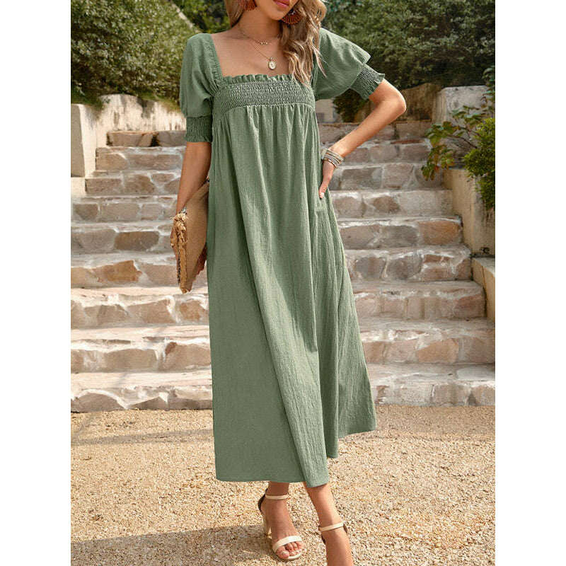 elegant-cotton-square-neck-long-dress-–-two-way-off-shoulder-stylesmiling-maria---everything-for-women-34654315